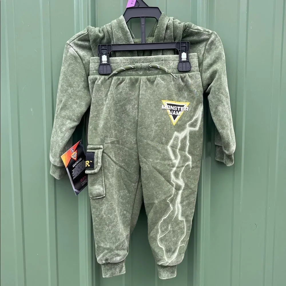 Baby Boys Graphic Hoodie & Jogger Pants 4, 2-Piece Sets Size 12M